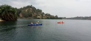 Kayaking on Lake Kivu