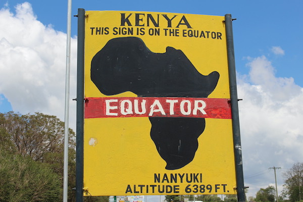 Equator sing in Kenya