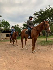 horse riding in Lake Mburo national park